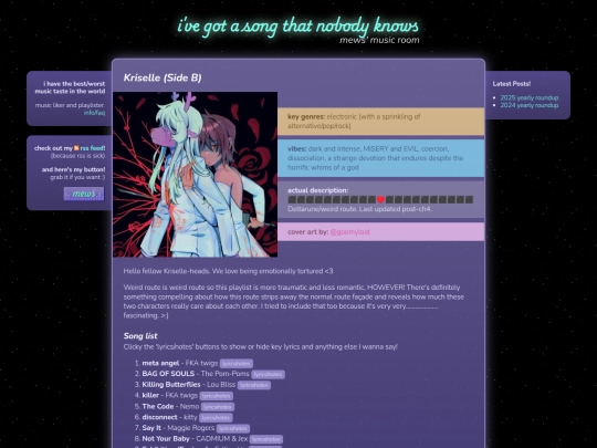 playlist/fandom/kriselle-side-b screenshot