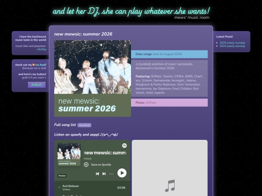 playlist/new-mewsic/summer-2026 screenshot