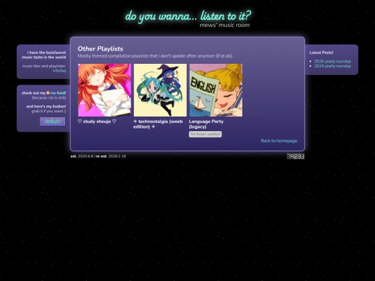 playlist/other screenshot