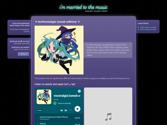 playlist/other/technostalgia screenshot