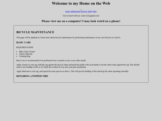 projects/bikemaintenance screenshot