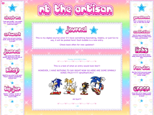 journal screenshot