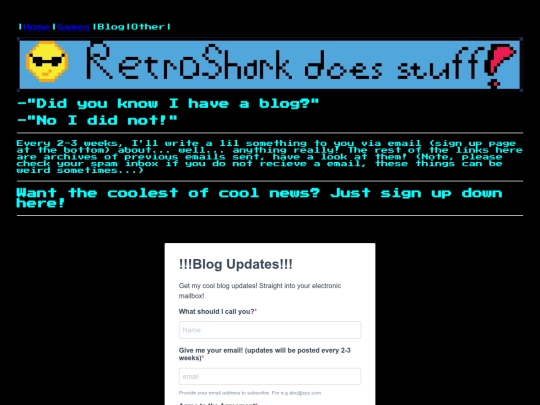 blog screenshot