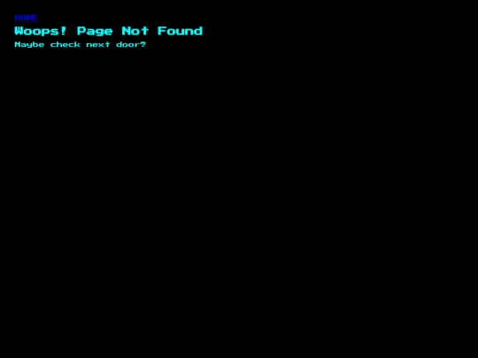 not_found screenshot