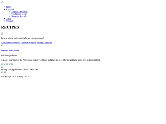 filipino-specialties screenshot