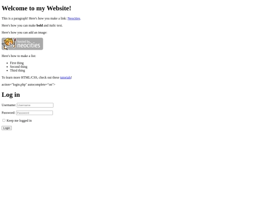 index screenshot