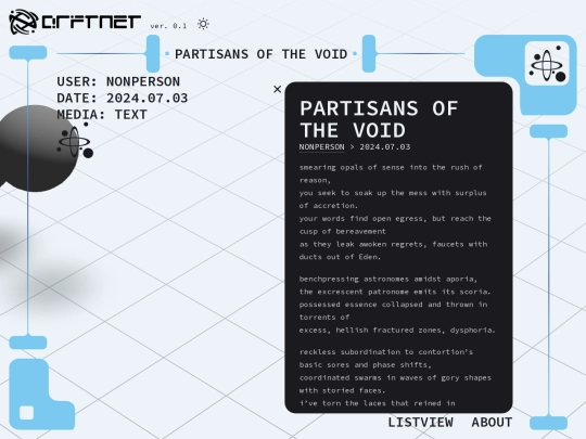 artifact_repo/partisans-of-the-void screenshot
