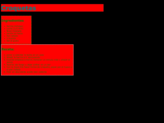 receta1 screenshot