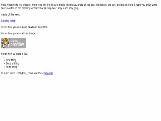 index screenshot