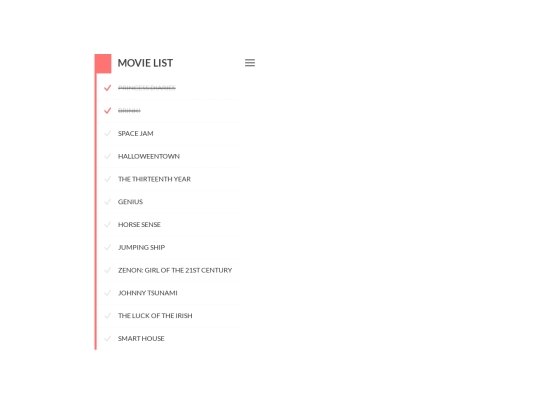 lists/movielist1 screenshot