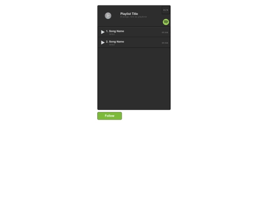 lists/spotify2 screenshot