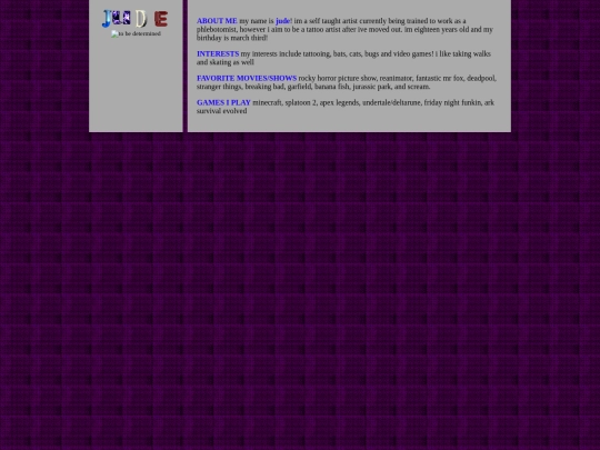 aboutme screenshot