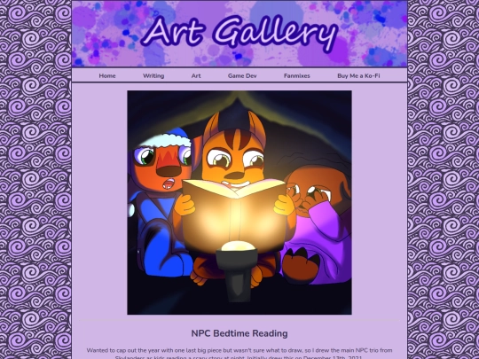 2021art/bedtimereading screenshot
