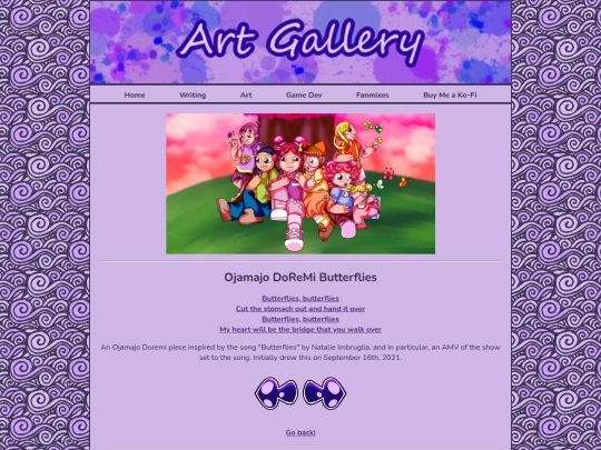 2021art/butterflies screenshot
