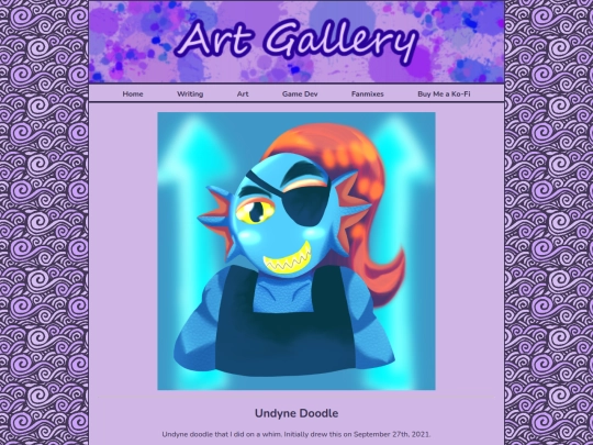 2021art/undyne screenshot