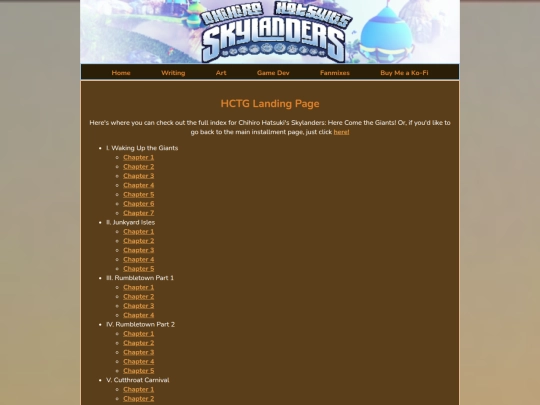 HCTGlandingpage screenshot