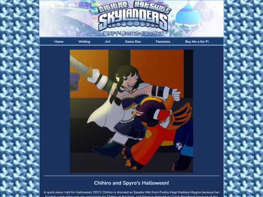 chsartgallery/spyrochihirohalloween screenshot
