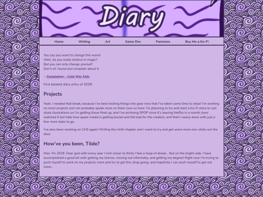 diary/January 2026/jan52026 screenshot