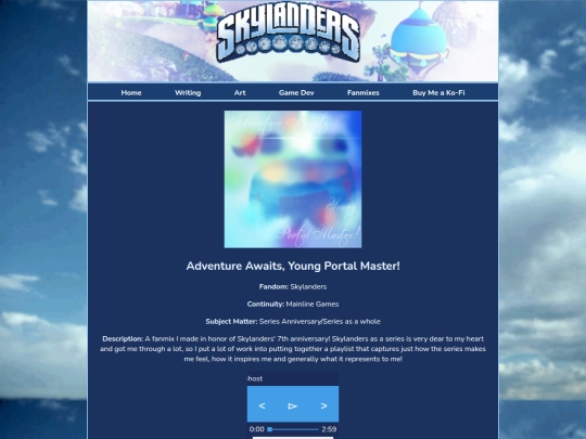 fanmixes/adventureawaitsyoungportalmaster screenshot