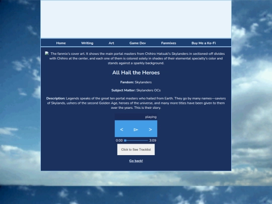 fanmixes/allhailtheheroes screenshot