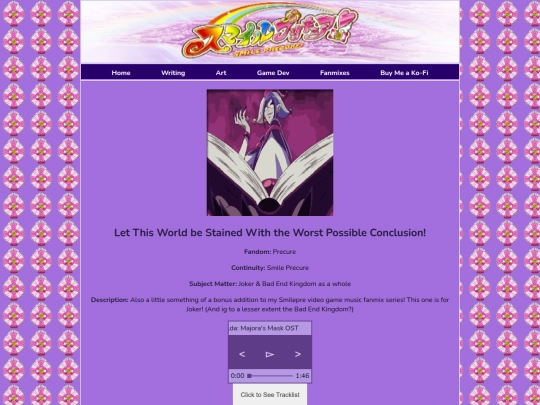 fanmixes/letthisworldbestainedwiththeworstpossibleconclusion screenshot