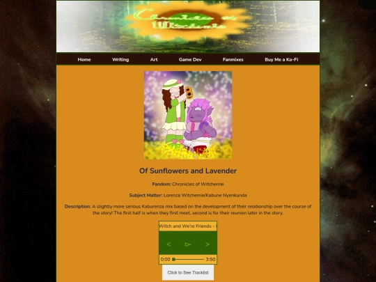 fanmixes/ofsunflowersandlavender screenshot