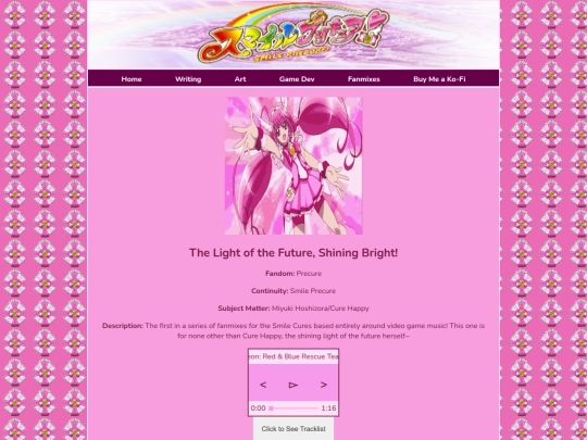 fanmixes/thelightofthefutureshiningbright screenshot