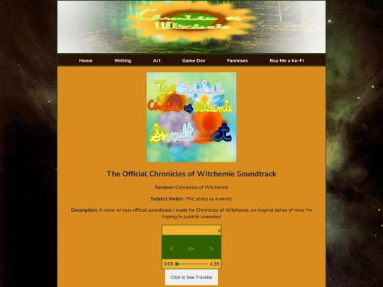 fanmixes/theofficialchroniclesofwitchemiesoundtrack screenshot
