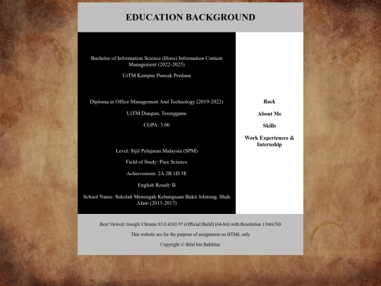 education screenshot