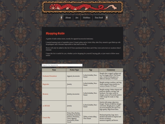 blog/shoppingGuide screenshot