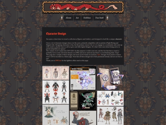 charadesign screenshot
