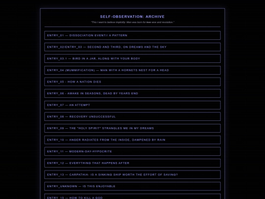 archive screenshot
