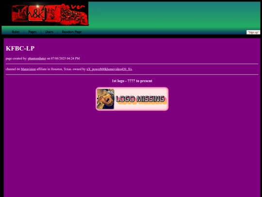 feverdreamlogos/pages/kfbclp screenshot