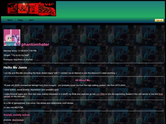 feverdreamlogos/users/phantomhater screenshot