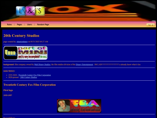 pages/20thcenturystudios screenshot