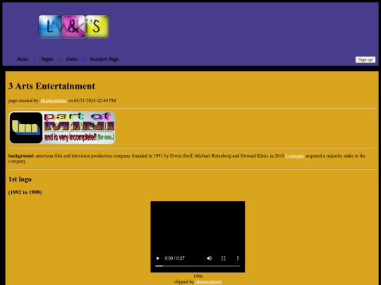 pages/3artsentertainment screenshot