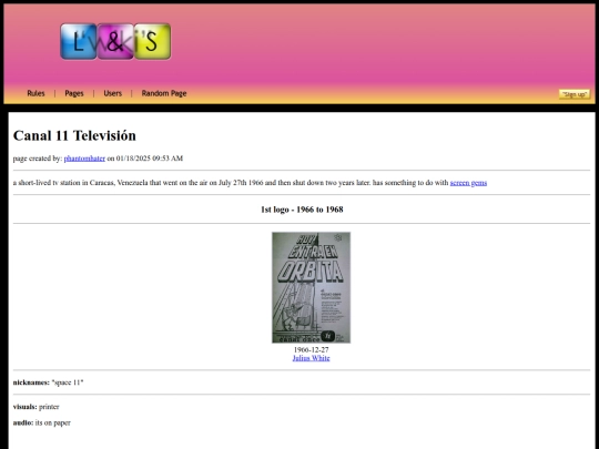 pages/canal11television screenshot