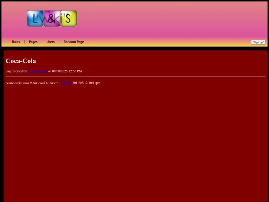pages/cocacola screenshot