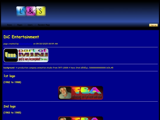 pages/dicentertainment screenshot