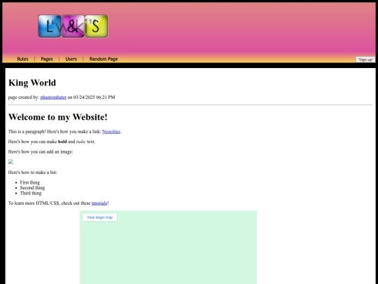 pages/kingworld screenshot