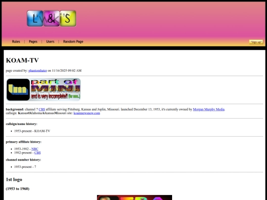 pages/koamtv screenshot
