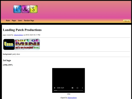 pages/landingpatchproductions screenshot