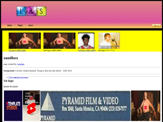 pages/sandbox screenshot