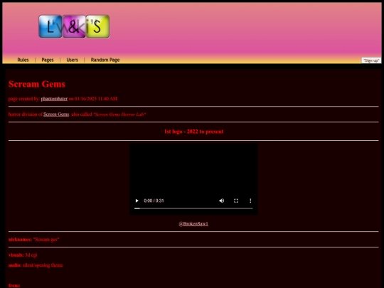 pages/screamgems screenshot