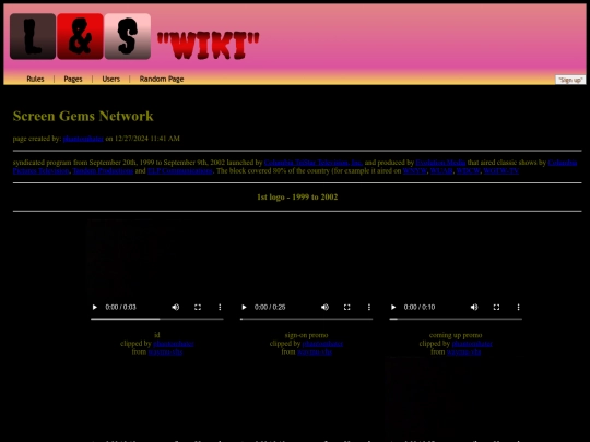 pages/screengemsnetwork screenshot