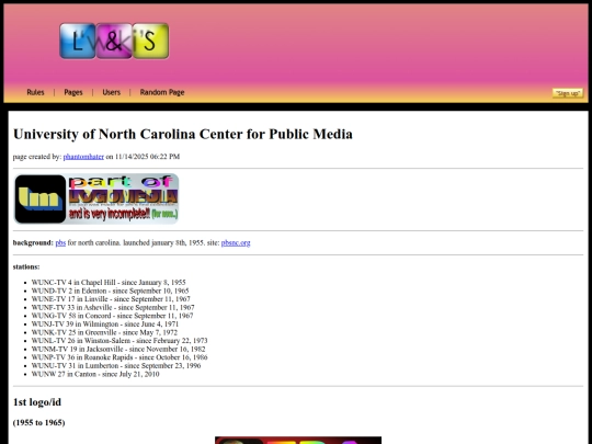 pages/universityofnorthcarolinacenterforpublicmedia screenshot