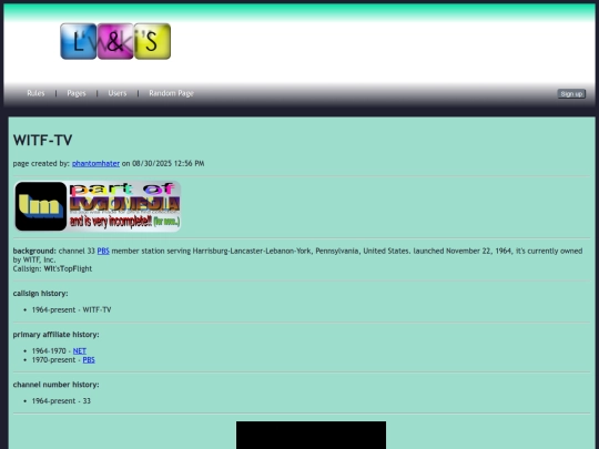 pages/witftv screenshot