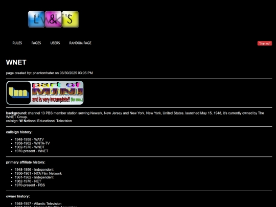 pages/wnet screenshot