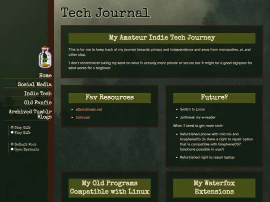 tech screenshot