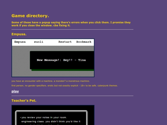 gamedirectory screenshot